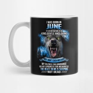 I Was Born In June Mug